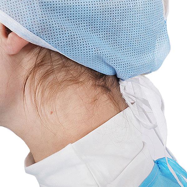 Ühekordsed kirurgilised mütsid SMS lipsuga