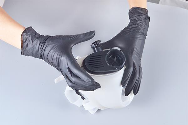 Black Vinyl Disposable Gloves