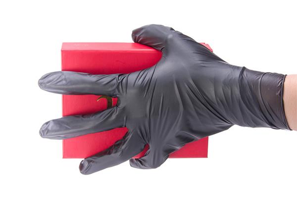 Disposable Black Color Vinyl Gloves